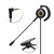 Call Center Headset with Mic Rear Mounted Noise Canceling Customer Service Headset 3.5mm