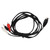 DIN 5 Pin to DC 3.5mm and 2 RCA Cable Universal DIN 5 Pin Male to DC 3.5mm and 2 RCA Male Sound Adapter Cable