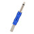 6.35mm Mono Plug DIY Welding Guitar Audio Cable Jack Adapter Connector ReplacementBlue