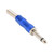 6.35mm Mono Plug DIY Welding Guitar Audio Cable Jack Adapter Connector ReplacementBlue