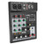 Portable 4 Channel BT Mixing Console Digital Audio Mixer Builtin Reverb Effect