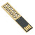 Flash Drive USB 2.0 16‑128GB Portable Metal Waterproof Memory Stick for Computer Laptop TVs Speakers16GB