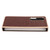 Phone Case Protective Cover for Samsung Galaxy Z Fold 4 Nano Plating Crocodilian Pattern Real Leather Scratch Proof Brown