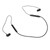 Bluetooth Headset Neck Mounted Wireless Headset Neckband Sports Headset Noise Reduction Earplugs with MicrophoneBlack