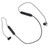 Bluetooth Headset Neck Mounted Wireless Headset Neckband Sports Headset Noise Reduction Earplugs with MicrophoneBlack
