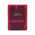 Storage Card Adapter Transparent Plug and Play Professional Game Console Memory Card Reader for PS2 Red