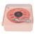 Record Player Style Bluetooth Speaker with Night Light and Time Display 3 in 1 Multifunction Small Stereo Wireless Speaker Roseate