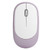 Wireless Mouse DPI Adjustable Chargable Optical Computer External Device with USB ReceiverPurple