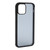 SULADA Mobile Phone Covers Fiber Texture Metal Frame Full Body Case for iPhone 12/12PROCool Black