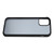 SULADA Mobile Phone Covers Fiber Texture Metal Frame Full Body Case for iPhone 12/12PROCool Black
