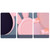 Cell Phone Stand Cute Rabbit Portable Height Angle Adjustable Tablet Phone Desktop Stand for Home Office Pink