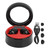 SMS-T10 TWS Wireless Bluetooth Earphone Rechargeable Headset with Digital Display Screen(Red )