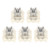 45Pcs Mechanical Keyboard Switches Waterproof Backlight Silent Linear Mechanical Key Switches Set for DIY G Silver PRO, Dual Spring