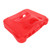 Game Console Replacement Case Retro ABS Sturdy Professional Replacement Shell for N64 Transparent Red