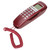 KXT333CID Corded Wall Phone Multifunction Retro Wall Mountable Telephone with LCD Display for Hotel Home Office(Red )