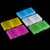 5 Colors Multifunctional Transparent Hard Plastic Case Holder Storage Box For AA AAA Battery