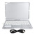Wireless Folding Bluetooth Keyboard with 360 Degrees Rotation Stand Cover Case Fit for IOS TabletSilver