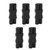 5Pcs Copper Contact PVC Shell IEC320 C15 to C15 Power Adapter for Printers Computer Electric Car 10A  2.5A