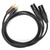 JORINDO Microphone Cable Dual XLR Male to Dual RCA Cable Adapter for HiFi Stereo Audio System Home Theater System1.5m JD6052-1