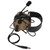 7.1mm Military Headset Noise Canceling Military Earmuff with U94 PTT for MOTOROLA XIR P8268 P8668 DP4400 DP4800Brown