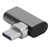 Portable 4.3A Type C Magnetic Charge Adapter Fast Charging for Laptop Tablet Mobile Phone(Gray )