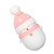 Hand Warmer Multifunctional Rechargeable Snow Man Hand Heater 6000mAh Powerbank for Cold WinterPink