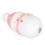 Hand Warmer Multifunctional Rechargeable Snow Man Hand Heater 6000mAh Powerbank for Cold WinterPink