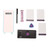 Rear Back Glass Cover Housing with Pre Installed Camera Lens Tape Touch Pen Phone Holder Replacement for Galaxy S10+Plus White