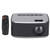 Mini Projector Video Smart LED Projecter with HD Multimedia Interface Audio and Video for Home Theater 100‑240VUK Plug