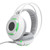 AJAZZ Wired Headset Over Ear Noise Canceling Gaming Headphones with 3.5mm Interface AX120(White )