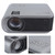 Projector Silver Mini Portable Home Video Player LED USB HDMI H89 1280x720P 100‑240VUS Plug