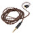 Earphone Cable 3.5MM to MMCX Woven Anti Interference Anti Tangling Earphone Cable for SE535 UE900 for TINHIFI T2 for WESTONE ES10