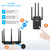WiFi Range Extender Signal Booster 300Mbps Wireless WiFi Repeater WiFi Signal Amplifier for Home Office