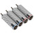 4Pcs RCA Sound Plug Chrome Plated Welding Phono RCA Male Plug for 8mm Wire Diameter Speaker Equipment