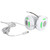 AJAZZ OverEar Headphones 7.1 Stereo Sound Noise Canceling Wired Headset with USB Interface(White )