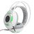 AJAZZ OverEar Headphones 7.1 Stereo Sound Noise Canceling Wired Headset with USB Interface(White )