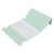 Wireless Keyboard Square Keycap 12.9in Computer Accessories with Protective Cover for IPad Pro(White SquareKeycap Green Leather Protective Cover )