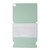 Wireless Keyboard Square Keycap 12.9in Computer Accessories with Protective Cover for IPad Pro(White SquareKeycap Green Leather Protective Cover )