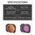 Lens Filters Set Compatible for Mini 3 Pro Drone CPL ND/PL Dimming Camera Lens Protection Filters Easy Install Drone Accessories