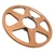 1/4 10.5 Inch Empty Tape Reel Aluminum Alloy 6 Hole Universal Opening Machine Part Empty Takeup Reel for REVOX Studer Gold