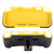 2 in 1 Hard PC TPU Protective Shell Builtin 2 Game Card Slots Backet for Switch Lite(black yellow )