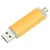 2 in 1 USB Flash Drive OTG U Disk Store Photos Videos Music Files Memory Stick Golden8GB