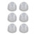 6PCS Earbuds Replacement Tips for Inner Hole 4.5mm Silicone Soft Headphone Ear Tips for Wf 1000xm4 11mm/0.43in