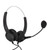 Call Center Headset 3.5mm Plug Wired Computer Headphone with Noise Canceling Mic for Telephone Laptop PC Tablet