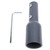 Satellite Pole Mount Adapter Aluminum Alloy Satellite Antenna Pipe Adapter for Starlink Standard Actuated High Performance Grey