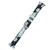 Replacement Slim Leather Printing Watch Band Strap For Fitbit Versa Woman (Black Green Flower)