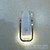 Folding clip book lamp telescopic rotating USB charging students stay up late to study party reading office night light White Warm lamp