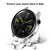 Smartwatch Full Cover Case with Tempered Glass Film Smartwatch Screen Protector Case for GT3 46mm Silver