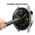 Smartwatch Full Cover Case with Tempered Glass Film Smartwatch Screen Protector Case for GT3 46mm Silver