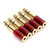 5PCS 6.5mm 1/4” Male to 3.5mm 1/8” Female Audio Cable Adapter Plug for Guitar SpeakerRed